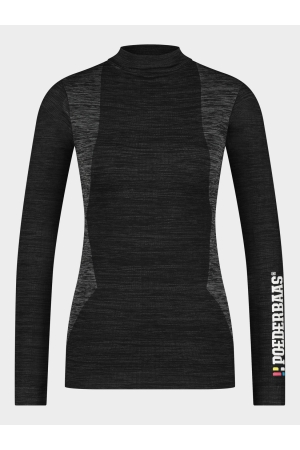 Poederbaas Poederbaas Women Technical Thermo Shirt L/S Black Poederbaas Poederbaas Women Technical Thermo Shirt L/S Black