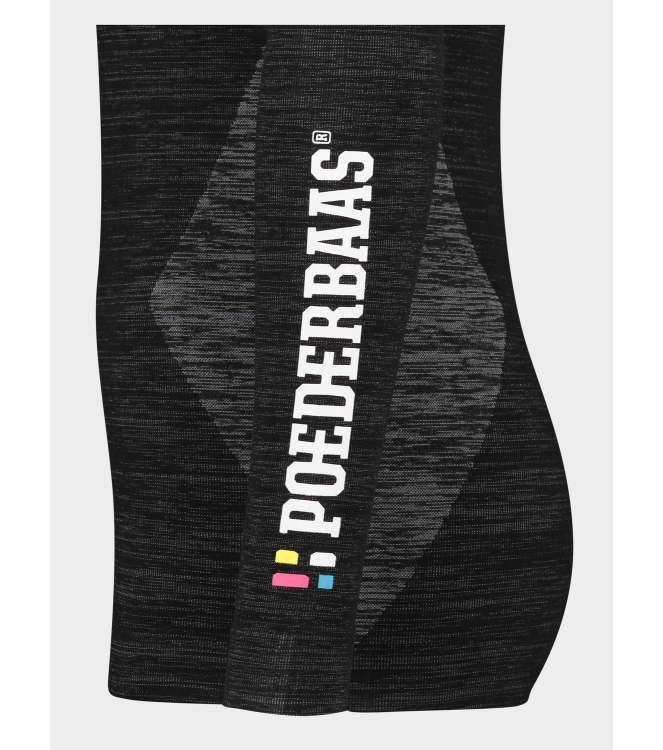 Poederbaas Poederbaas Women Technical Thermo Shirt L/S black PB020112 Black Poederbaas wintersportkleding PB020112 licht grijs bij Leerentveldvrijetijd.nl