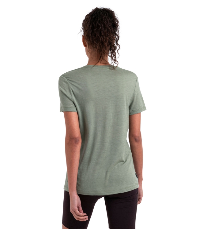 Icebreaker Icebreaker W Mer 150 Tech Lite III SS Tee Camp Circ lichen 0A56YDA74 Lichen Icebreaker fleeces en truien 0A56YDA74 blauw bij Leerentveldvrijetijd.nl