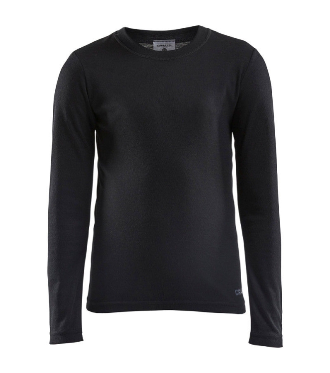 Craft Craft Core Warm Baselayer Set J black 1909712-999000 Black Craft wintersportkleding 1909712-999000 licht grijs bij Leerentveldvrijetijd.nl
