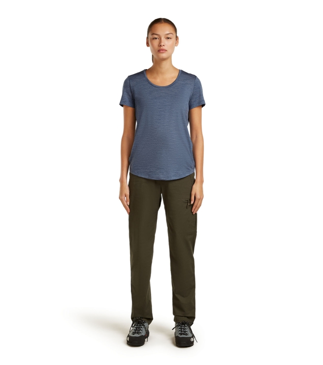 Icebreaker Icebreaker W Mer 125 Cool-Lite Sphere III SS Scoop a901_dawn hthr IB0A56ZP A901_Dawn Hthr Icebreaker fleeces en truien IB0A56ZP antraciet bij Leerentveldvrijetijd.nl