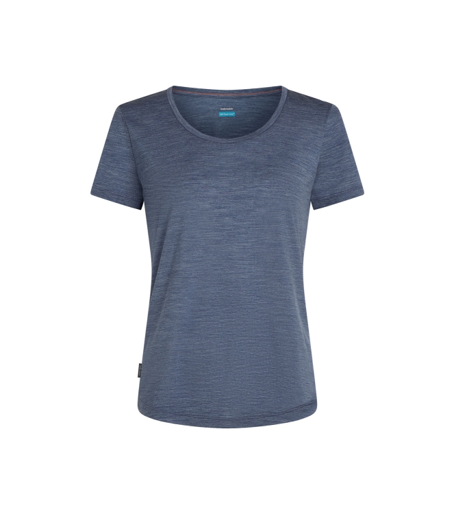 Icebreaker Icebreaker W Mer 125 Cool-Lite Sphere III SS Scoop a901_dawn hthr IB0A56ZP A901_Dawn Hthr Icebreaker fleeces en truien IB0A56ZP antraciet bij Leerentveldvrijetijd.nl