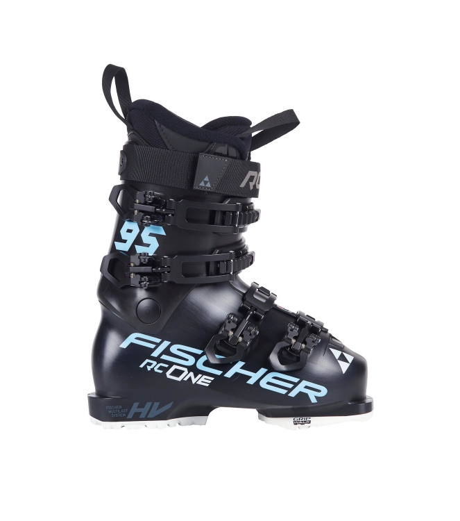 Fischer Fischer RC One 95 Vacuum X skischoenen black/black U31620 Black/Black Fischer wintersport schoenen U31620 licht grijs bij Leerentveldvrijetijd.nl