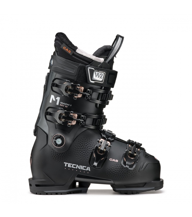 Tecnica Tecnica Mach1 MV 105 W TD GW black TS20159AG0-100 black Tecnica wintersport schoenen TS20159AG0-100 licht grijs bij Leerentveldvrijetijd.nl