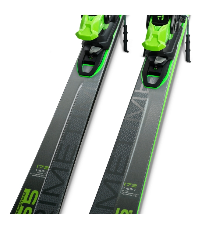 Elan Elan Primetime 55 FusionX +EMX12 601.40120.000 Elan ski 601.40120.000 ecru bij Leerentveldvrijetijd.nl