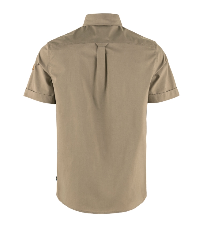 Fjällräven Fjällräven Ovik Air Stretch SS Shirt M suede brown F12600213 244 Suede Brown Fjällräven fleeces en truien F12600213 244 marine bij Leerentveldvrijetijd.nl