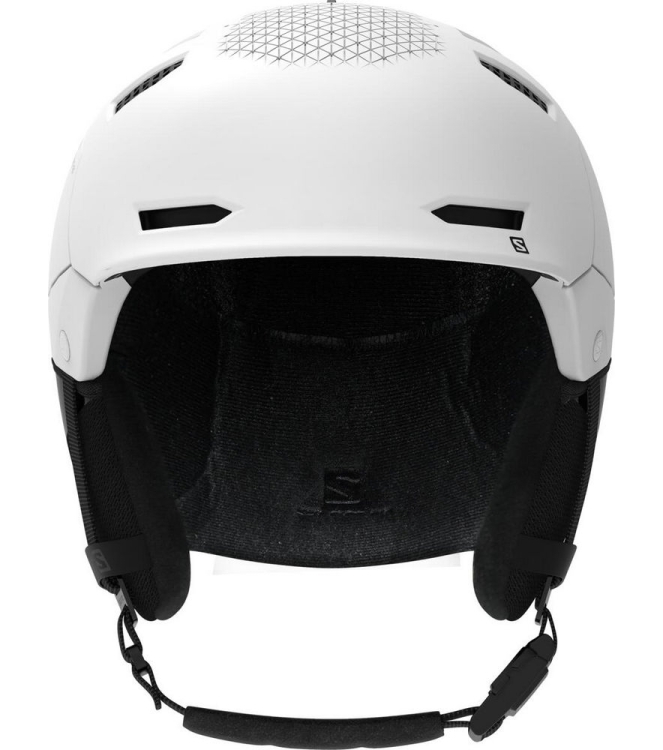 Salomon Salomon Husk Prime Skihelm white L41528600 White Salomon wintersport accessoires L41528600 roze bij Leerentveldvrijetijd.nl