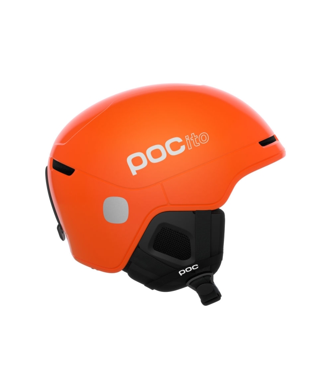 POC POC POCito Obex Mips skihelm fluorescent orange 10474 Fluorescent Orange POC wintersport accessoires 10474 beige bij Leerentveldvrijetijd.nl