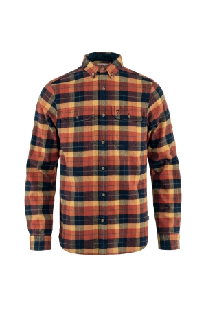 Fjällräven Fjällräven Singi Heavy Flannel Shirt M Autumn Leaf-Dark Navy