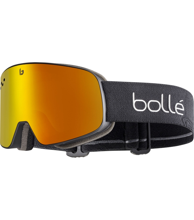 Bolle Bolle Nevada Cat 2 black matte sunrise BG0960 Black Matte Sunrise Bolle wintersport accessoires BG0960 licht grijs bij Leerentveldvrijetijd.nl