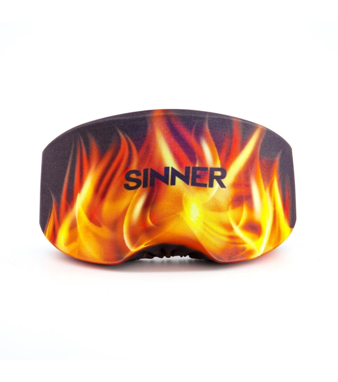 Sinner Sinner Goggle jacket flame SIAC-118-10 Flame Sinner wintersport accessoires SIAC-118-10 geel bij Leerentveldvrijetijd.nl